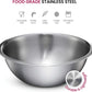 Stainless Steel Mixing Bowls Set for Kitchen Dishwasher Safe Nesting Bowls