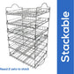 Storage Can Rack Organizer Stackable Can Organizer Holds Upto 36 Cans