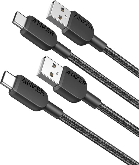 Cable 2 Pack 3Ft USB a to Type C Charger Cord Braided USB to USB C Cable