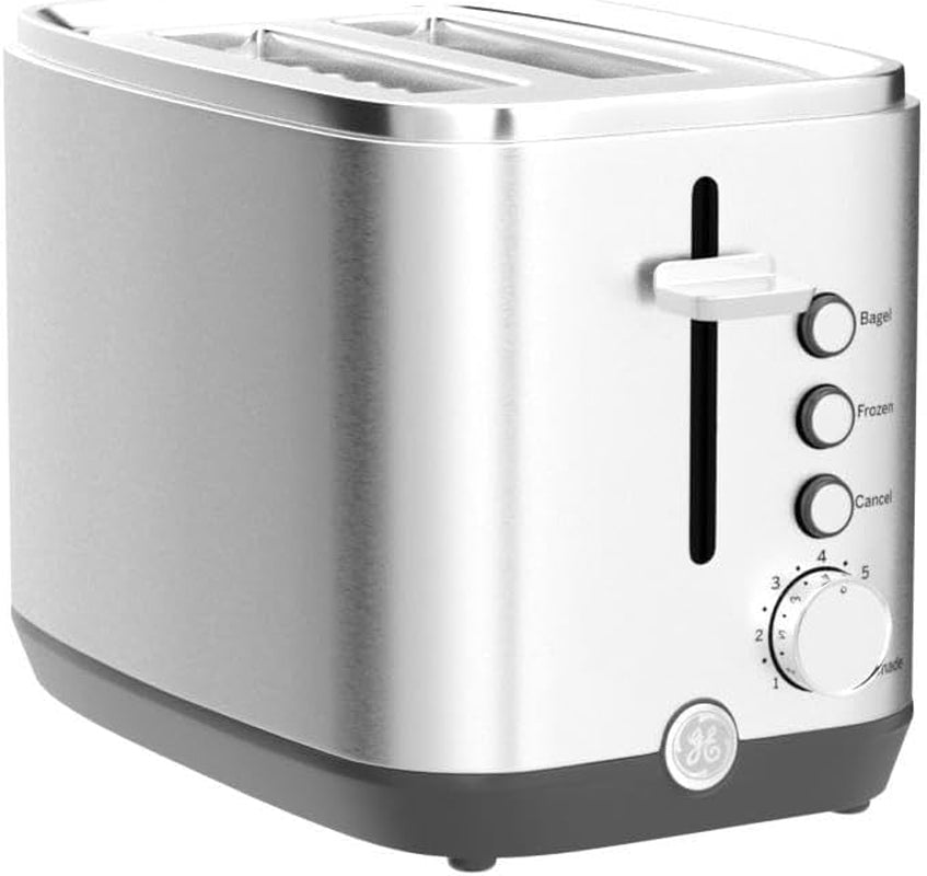 2 Slice Stainless Steel Toaster Extra Wide Slots for Toasting Bals Breads