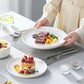 Plates and Bowls Sets12 Pieces Porcelain Dinnerware Sets Dishware Sets