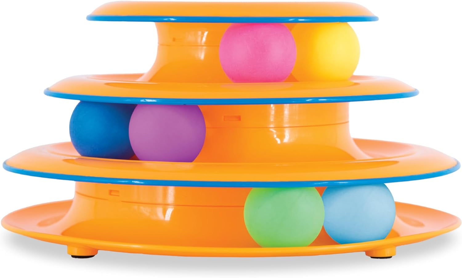 Tracks Interactive 3 Tier Cat Track Toy with Spinning 