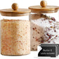   Canisters for Kitchen Counter with Airtight Bamboo 