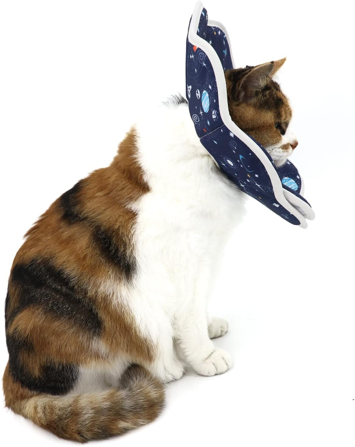 Soft Cat Cone Adjustable Cat Recovery Collar after Surgery 