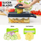  14 in 1Multifunctional Food Chopper Kitchen Vegetable Slicer 