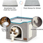  Large Cat Cave for Pet Cat House with Fluffy Ball Hanging 