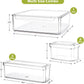 10 Pack Refrigerator Pantry Organizer Bins Stackable Fridge Organizer Bins 