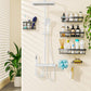 Adhesive Shower Caddy Organizer Shelves Rack 