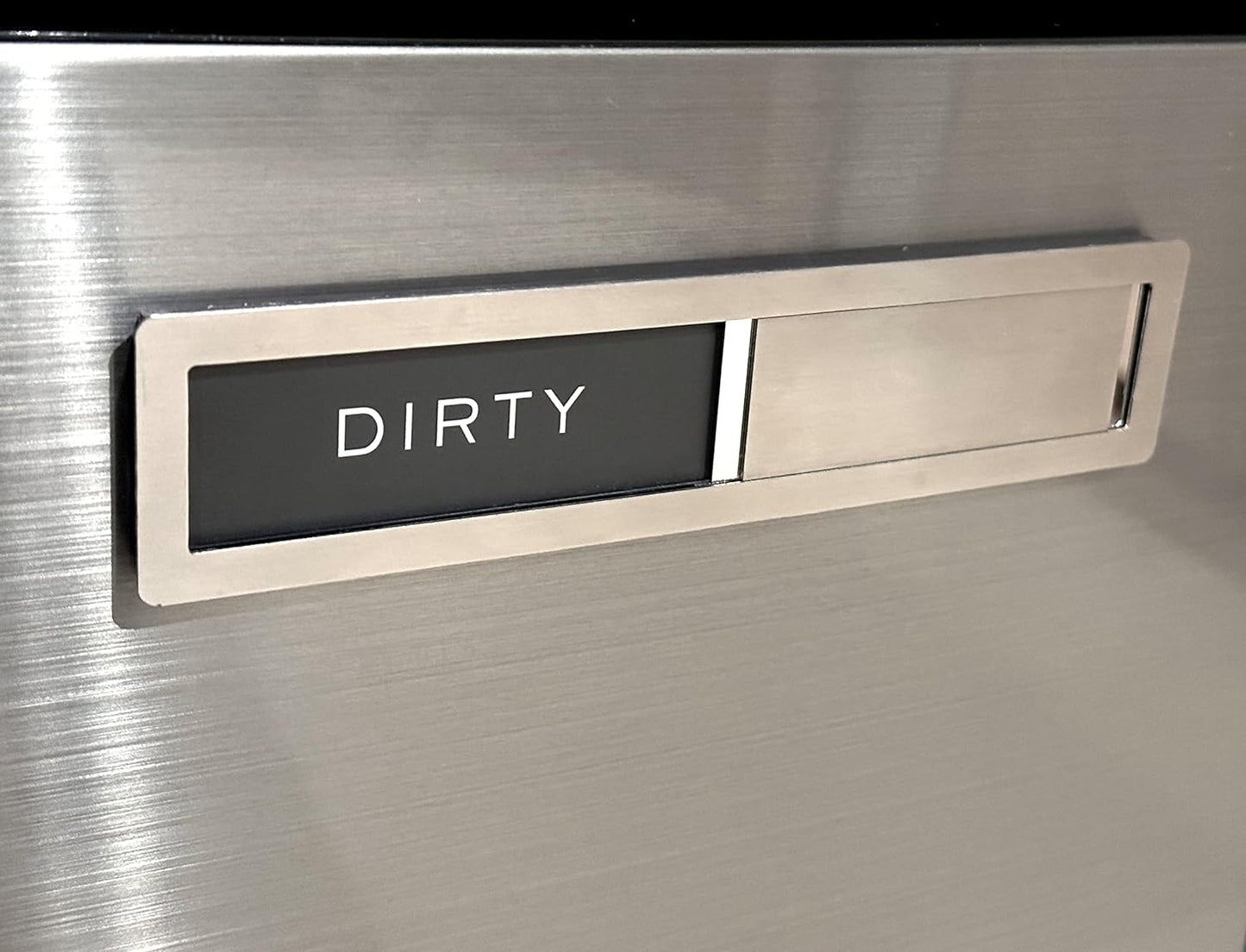 Premium Dishwasher Magnet Clean Dirty Sign Stainless Steel Grade 304 Dirty Clean Dishwasher Magnet