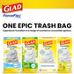 Trash Bags Forceflex Tall Kitchen Drawstring Garbage Bags 13 Gal Fragrance