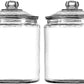 Heritage Hill 1 Gallon Glass Jar with Lid Set of 2