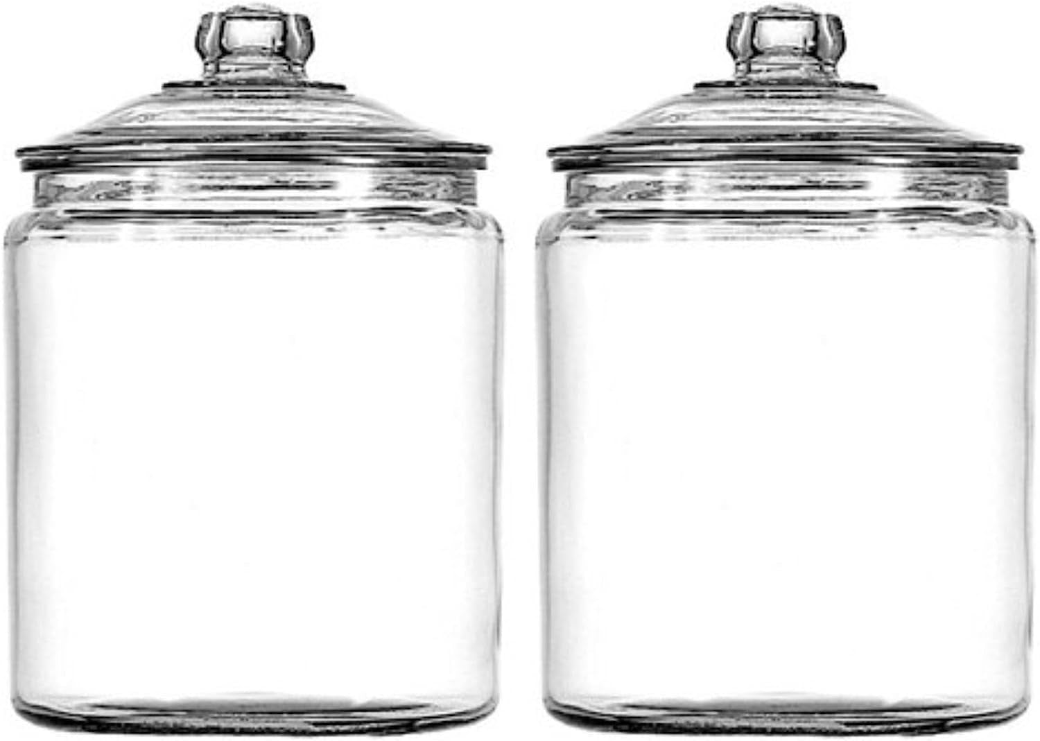 Heritage Hill 1 Gallon Glass Jar with Lid Set of 2