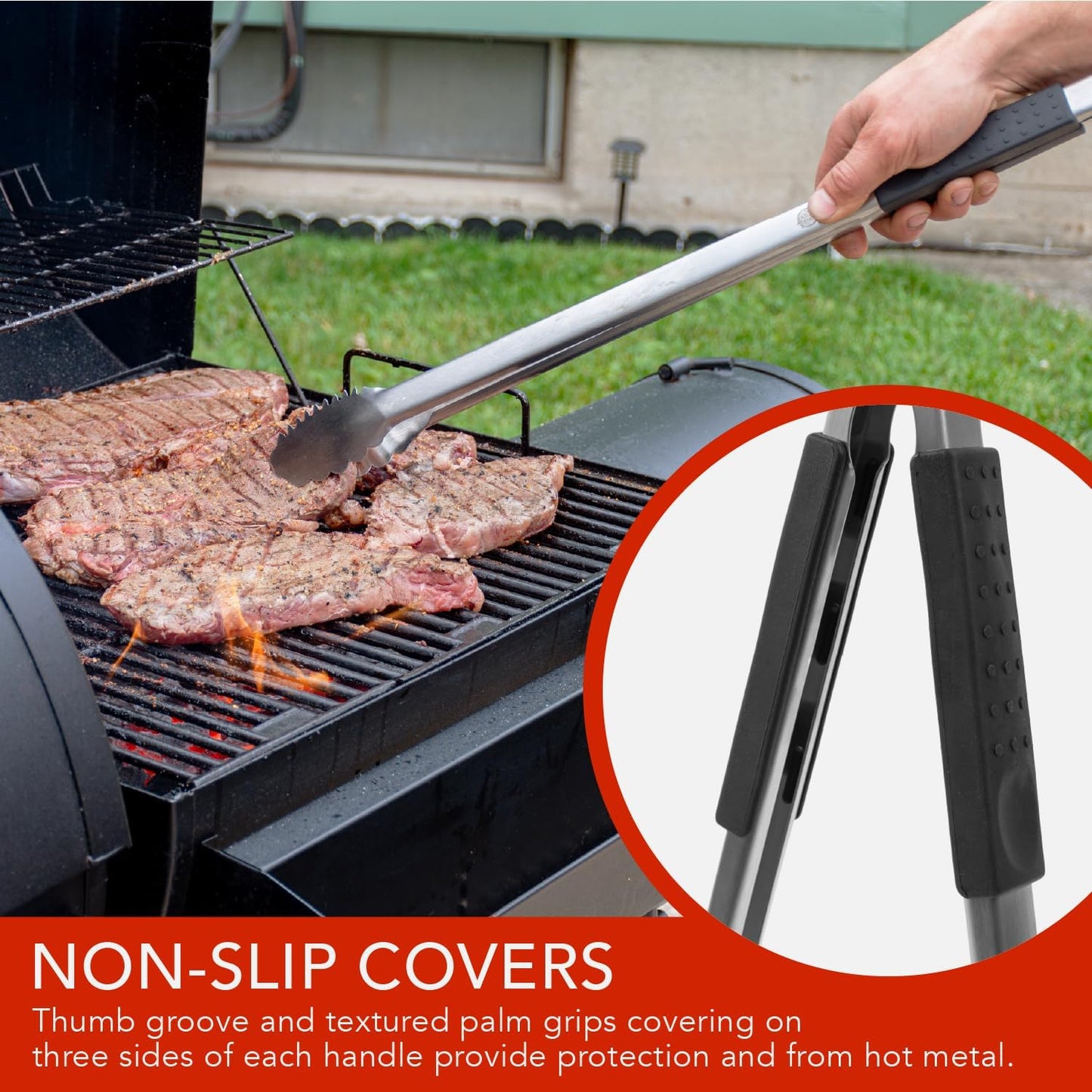  Inch Super Long Extra Heavy Duty for Grilling and Barbecue  