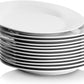 10.5 Catering round Dinner Plate Set of 12 White