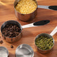 Stainless Steel Measuring Cups and Spoons Set of 10 Piece Nesting Metal Measuring Cups Set