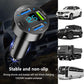 Car Charger 66W Super Fast Charging with USB PD&QC 3.0Voltmeter&Led Lights