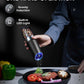  Electric Salt and Pepper Grinder Set Automatic