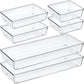 Acrylic Non Slip Non Cracking Kitchen Drawer Storage Tray Divider