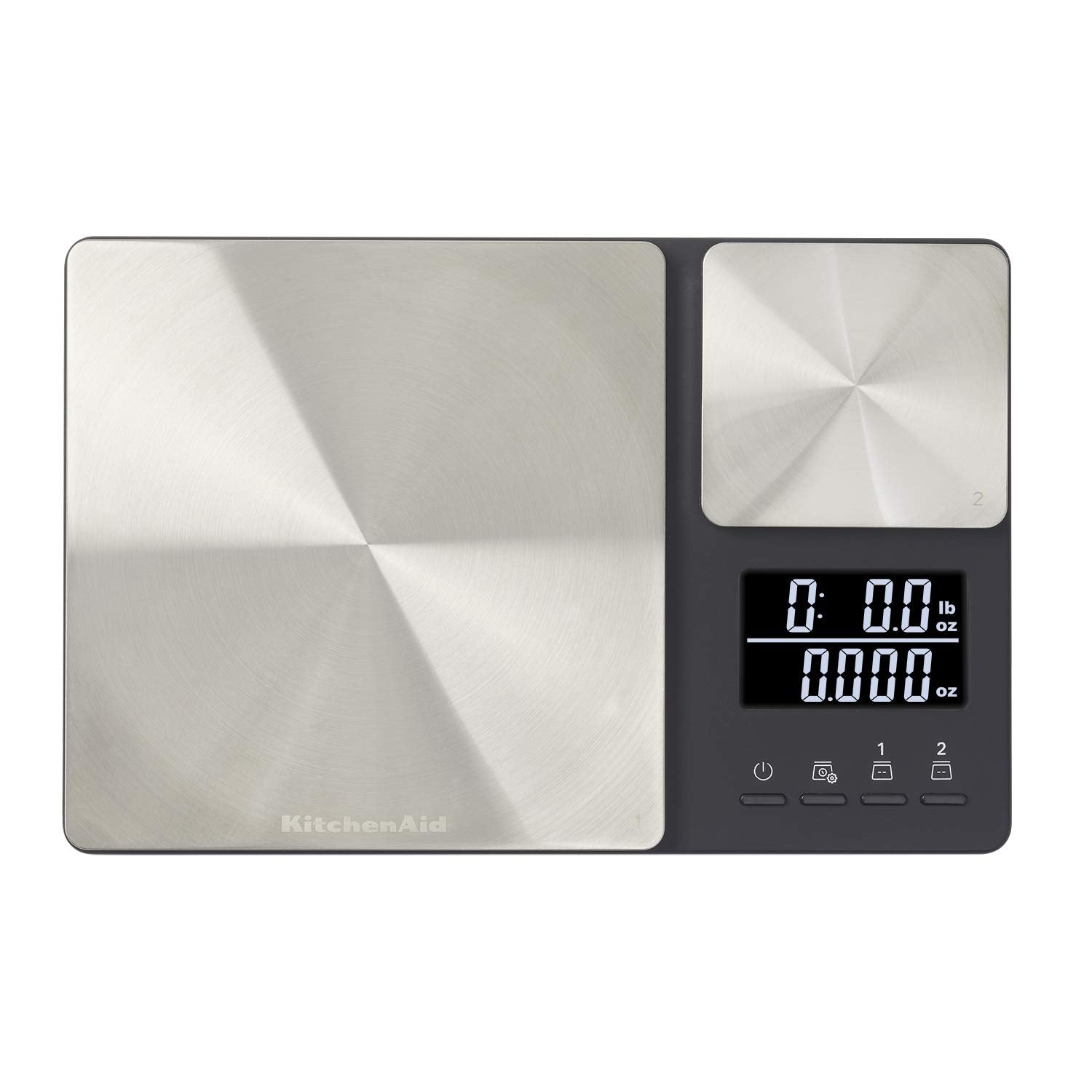 KQ909 Dual Platform Digital Kitchen and Food Scale11 Pound Capacity and Precision 16Oz Capacity