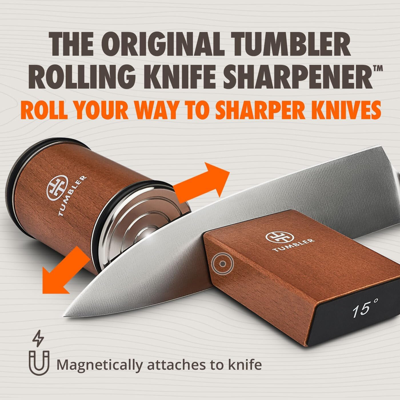 The Original  Rolling Knife Sharpener Knife Sharpening Made Easy Rolling Knife 