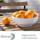 White Ceramic Fruit Bowls for Entertaining Side Dishes