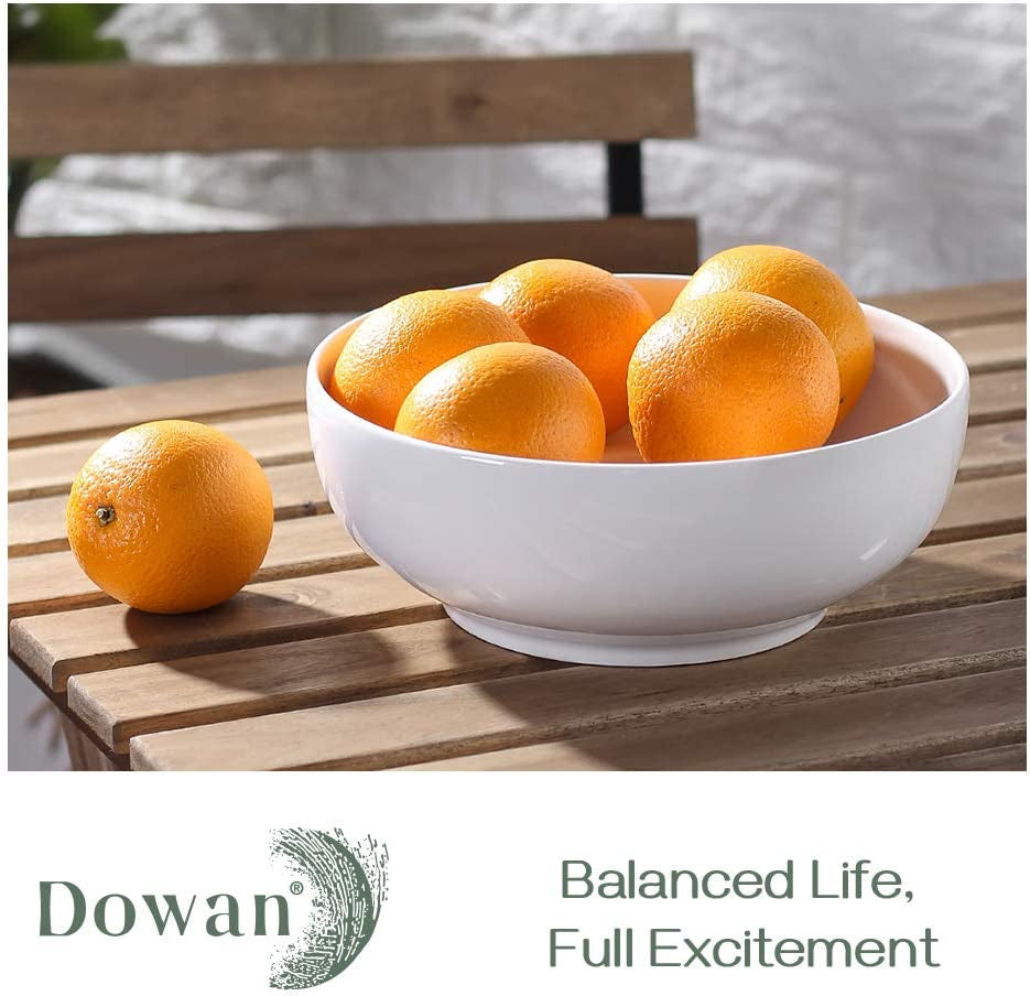 White Ceramic Fruit Bowls for Entertaining Side Dishes