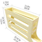 4 Tiers Egg Holder for Fridge Automatic Scrolling Egg Rack Holder Space Saving Egg Dispenser