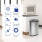  13 Gallon Automatic Garbage Can for Bathroom Bedroom 