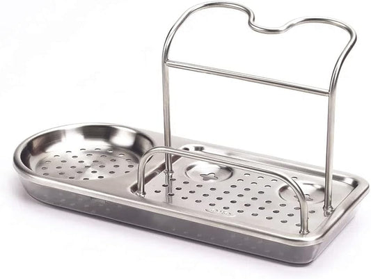 Good Grips Stainless Steel Sink Caddy  Gray