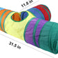 32Pcs Cat Toys Kitten Interactive Pet Toys Assortments Foldable Rainbow Tunnel