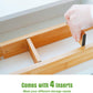 Bamboo Drawer Dividers Organizers Drawer Separators Splitter 17 22