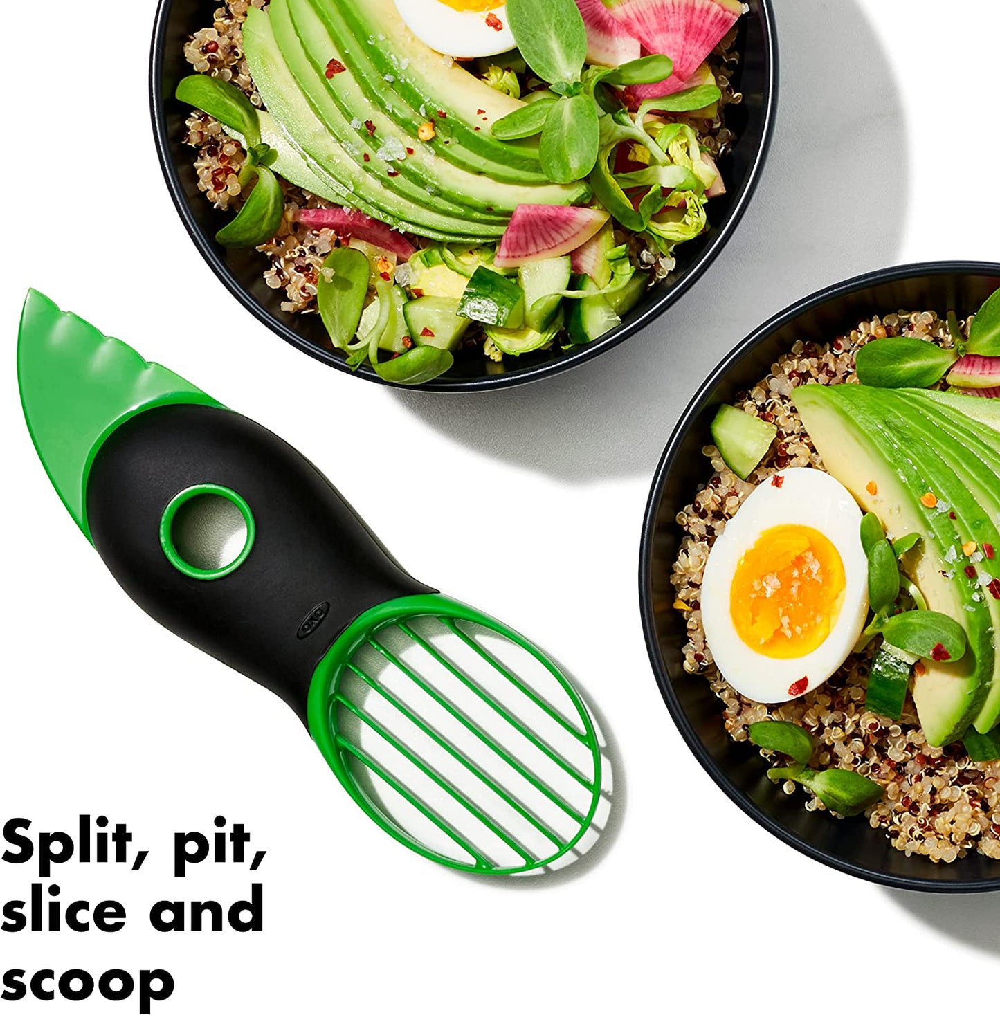 Good Grips 3 In1 Avocado Slicer Green