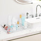 25 PCS Clear Plastic Drawer Organizers Set 4-Size Versatile Bathroom and Vanity