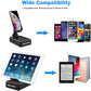 Cell Phone Stand with Wireless Bluetooth Speaker and Anti Slip Base HD Surround Sound Perfect 