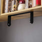 Black Paper Towel Holder Wall Mount under Cabinet Self Adhesive Paper Towel Rack