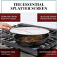 Splatter Screen for Frying Pan13 Inch Stainless Steel Grease Splatter Guard 