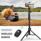 64 Tripod for Cell Phone & Camera Phone Tripod with Remote and Phone Holder