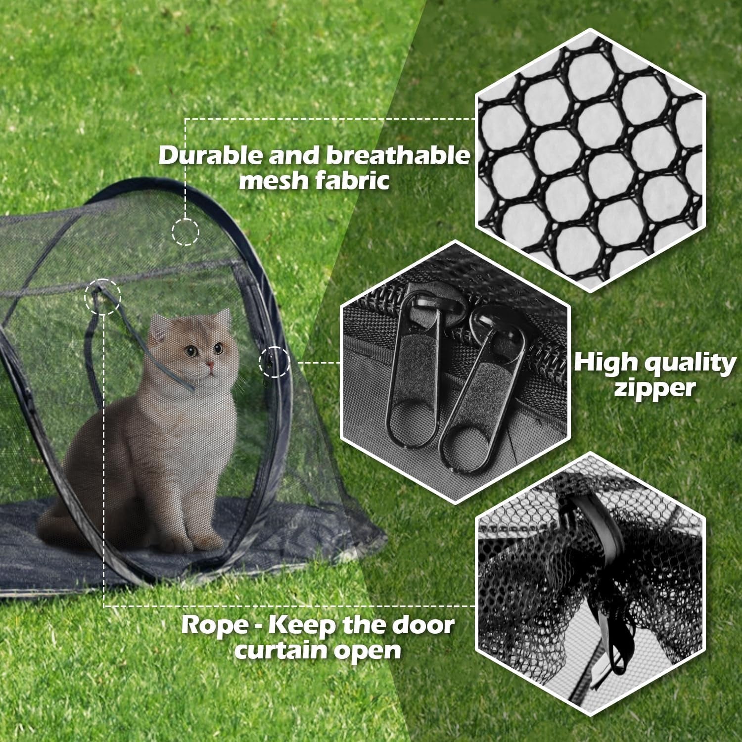 Pet Enclosure Tent Suitable for Cats and Small Animals