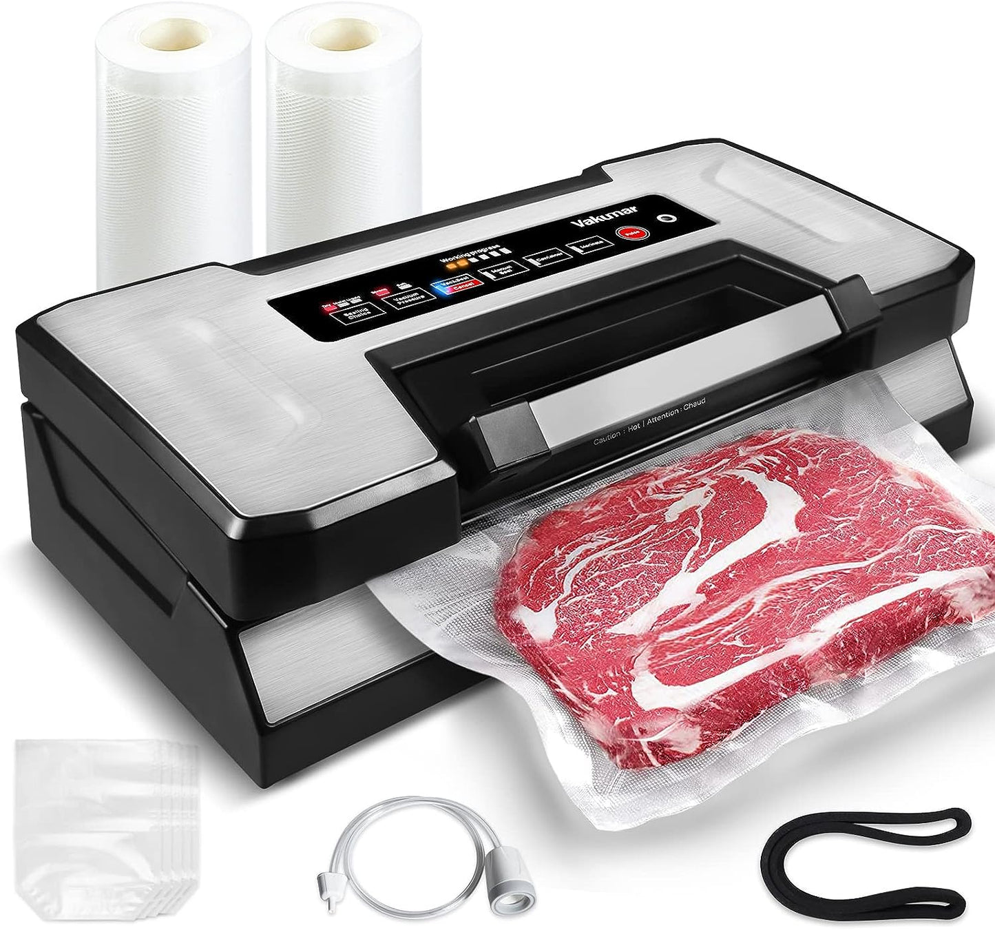 Vacuum Sealer Machine 90Kpa Food Vacuum Sealer Machine Preservation Dry Moist Liquid Modes