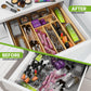 Silverware Organizer Expandable Bamboo Utensil Drawer Organizer Kitchen Drawer Organizer