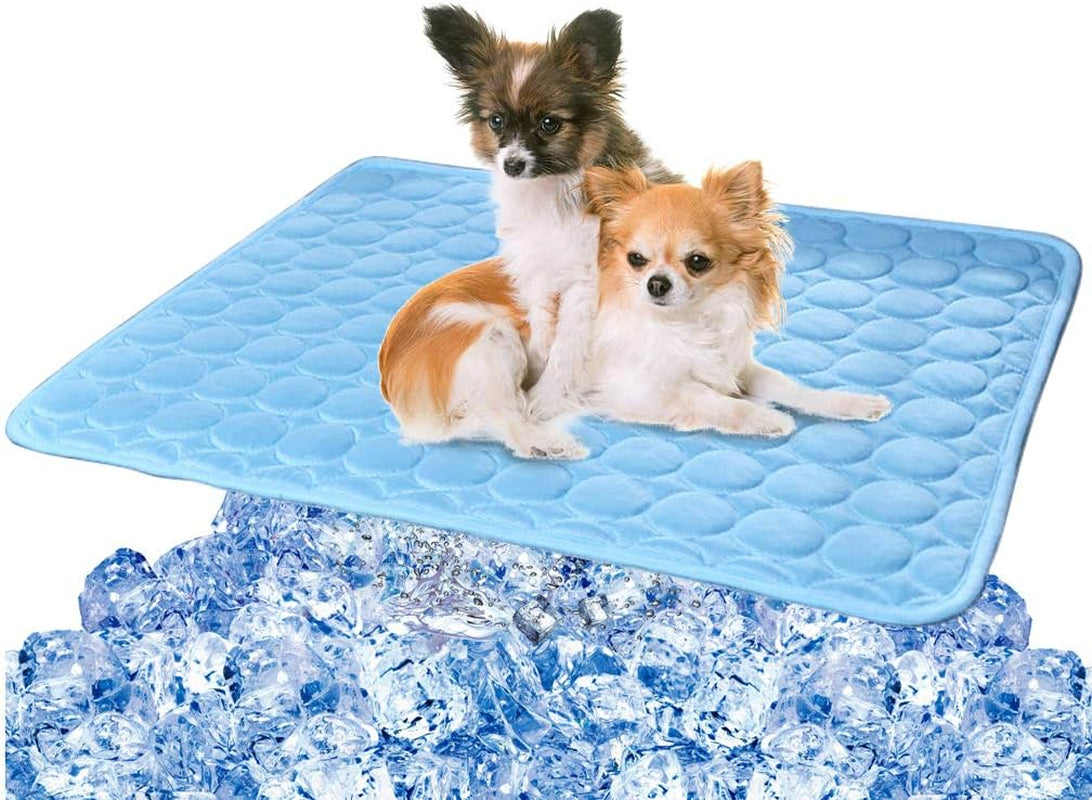 Pad for Dogs Cats Ice Silk Mat Cooling Blanket Cushion 