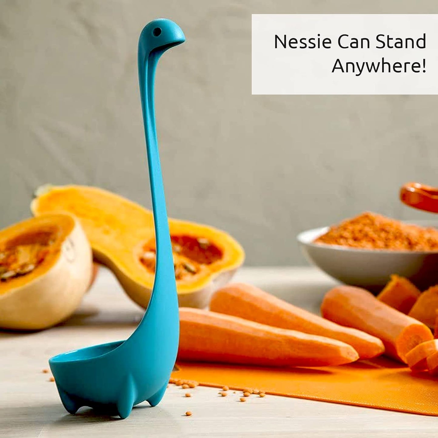 The Original Nessie Ladle by  Soup Ladle Cute Gifts Funny Kitchen Gadgets Loch Ness Design