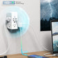 Wall Outlet Extender with Shelf and Night Light Surge Protector Usb Wall Charger