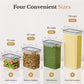 Kitchen Storage Box  Set of 14 Airtight Food Containers  Kitchen and Pantry