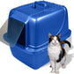 Pets Odor Control Extra Large Giant Enclosed Cat Pan with 