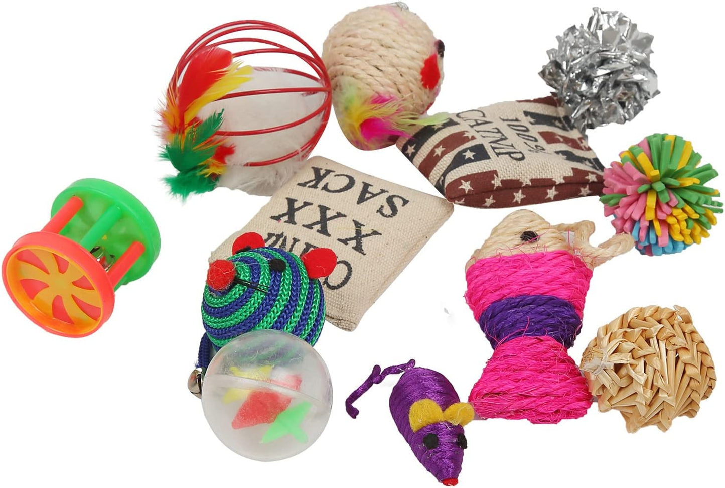 Cat Toys Variety Pack for Kitty 20 Pieces