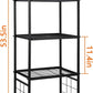 5-Wire Standing Storage Shelves, Metal Shelving Unit Pantry Rack for Laundry 