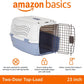  2 Door Top Load Hard Sided Dogs Cats Pet Travel Carrier 