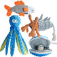  Blue Octopus Dog Toy Ocean Theme Stuffed Dog Toys