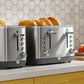 2 Slice Stainless Steel Toaster Extra Wide Slots for Toasting Bals Breads